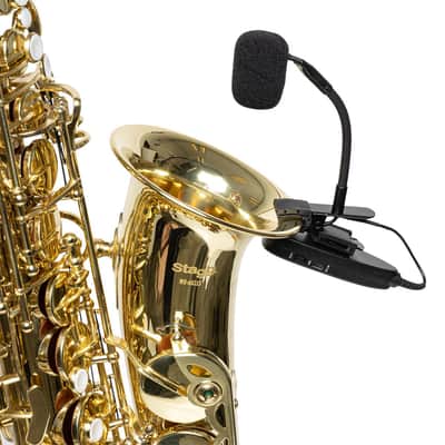 Stagg Wireless Saxophone Microphone Set w/ Transmitter & Receiver - SUW 12S image 2