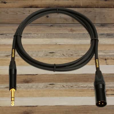 Open Box Mogami 6-foot Gold 1/4" TRS to XLR Male Cable for Powered Speakers 6'