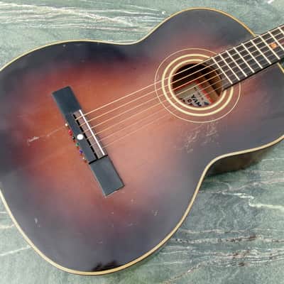 1961 Yamaha Nippon Gakki Dynamic Guitar No.10A Red Label  Dark Brown Bild 2