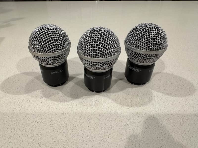 Shure SM58 RPW112 Wireless Capsule lot of 3 image 1