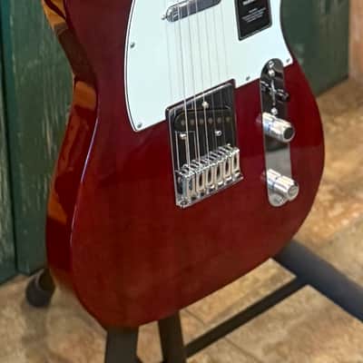 2026 Fender Player II Telecaster Mexi Electronic Guitar Transparent Cherry image 2