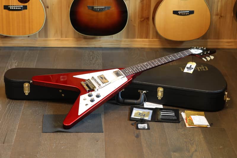 Gibson Custom Shop '67 Mahogany Flying V Reissue with Maestro