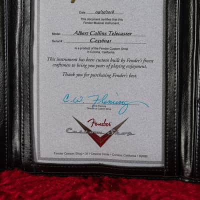 Fender 1966 Telecaster Custom Albert Collins Signature 2018 image 20