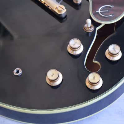 2015 Epiphone Sheraton II Pro Semi Hollowbody (Ebony) image 4