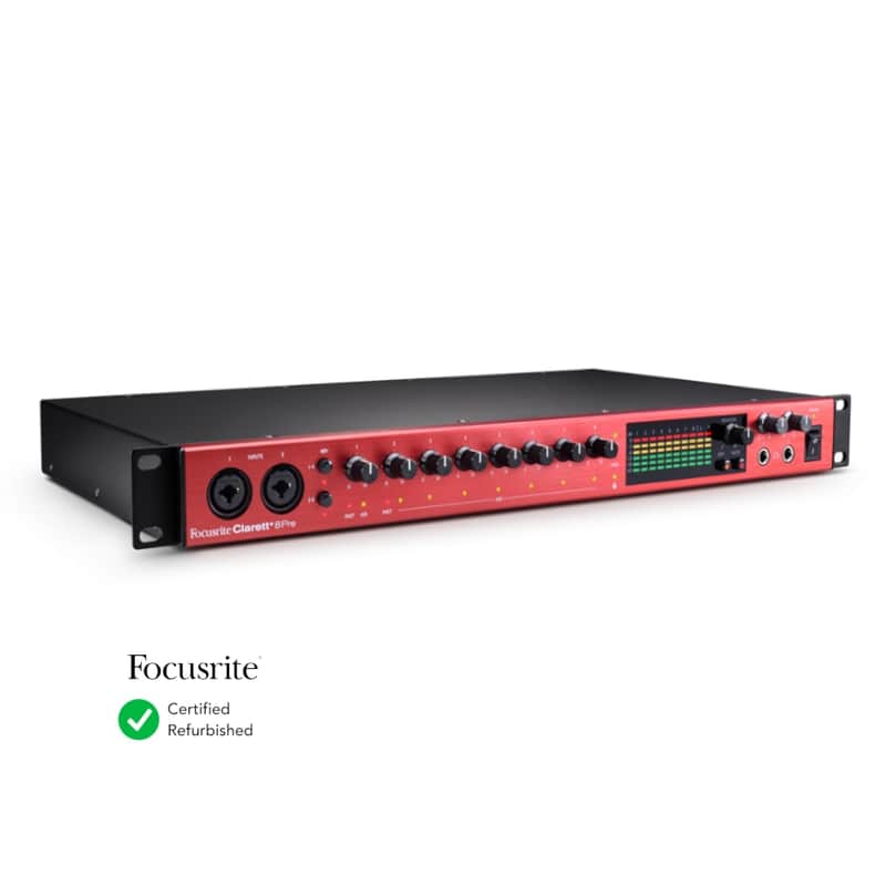 Focusrite Clarett+ 8Pre - Refurbished image 1