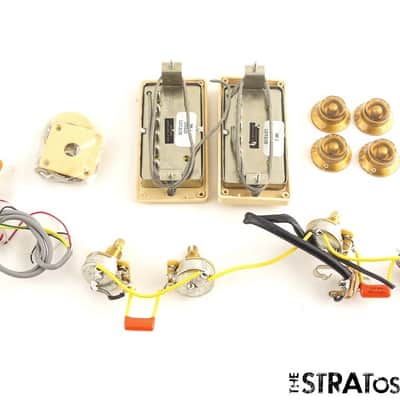 USA Gibson Les Paul Standard 50s Burstbucker 1 +2 PICKUPS POTS KNOBS, Alnico II. image 2
