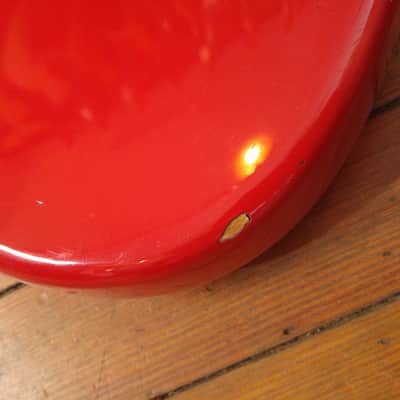 Fullerton Single Humbucker Doublecut Electric Red image 16