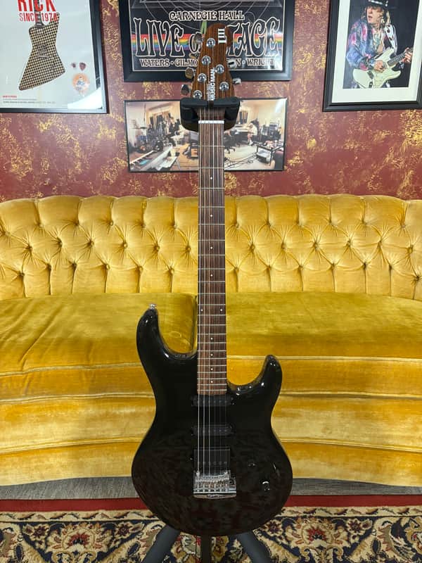 Ernie Ball Music Man Luke III HSS - Black w/case image 1