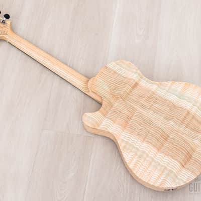 2023 Paul Reed Smith Private Stock Singlecut Archtop Natural w/ Green Grainfill, Case & Tags image 13