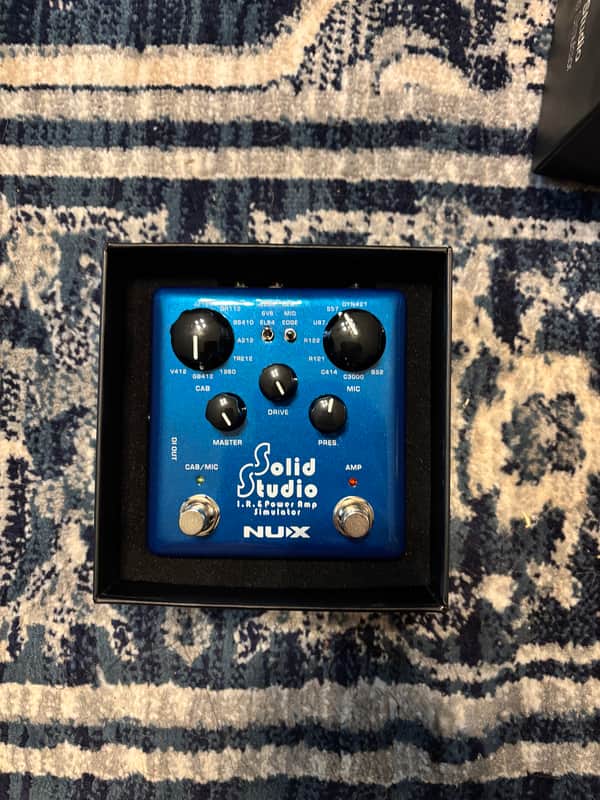 NuX NSS-5 Solid Studio IR and Power Amp Simulator 2010s - Blue image 1