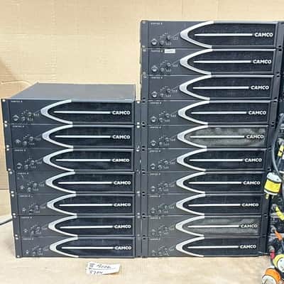 CAMCO VORTEX 6 2-Channel Professional Power Amplifier #A006 (LOT OF 2) THS image 5