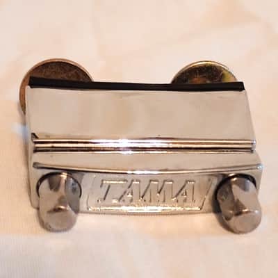 TAMA VINTAGE SNARE DRUM BUTT PLATE - CHROME - FREE SHIP TO C-USA! image 3