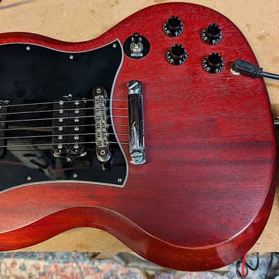 2016 Gibson SG Faded T with Rosewood Fretboard - Worn Cherry W/Hard Case image 13