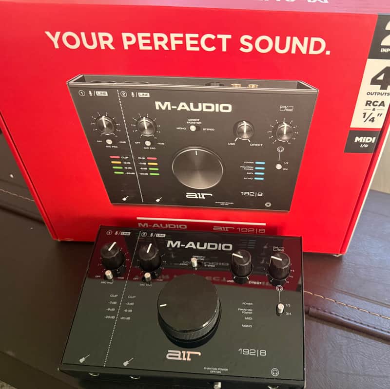 M-Audio AIR 192|8 USB Audio / MIDI Interface 2019 - 2020 - Black image 1