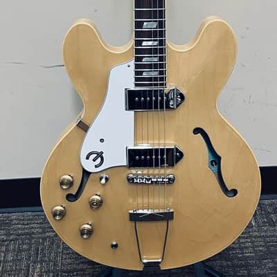 Epiphone Casino Natural Left-Handed w/ HSC image 5