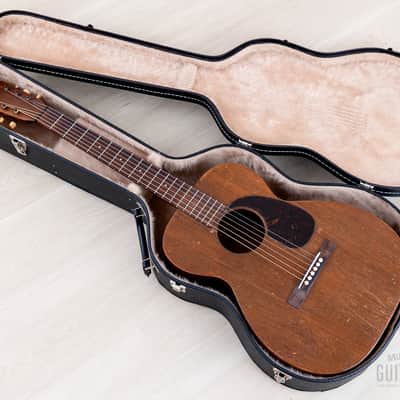 1943 Martin 0-15 Wartime Mahogany-Topped Vintage Acoustic Guitar w/ Case image 18