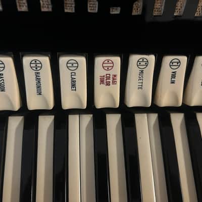 Sonola AA7 full size bass accordion with case fantastic shape image 7