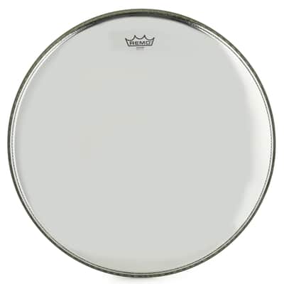 Remo Ambassador Starfire Chrome Bass Drumhead - 22 inch image 1