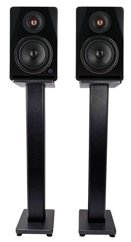 (2) Rockville APM8B v2 8" Powered Studio Monitors w/USB/Bluetooth+36" Stands image 1