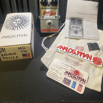 Analogman Bad Bob w/ Drive Knob and Buffer 2021 - Silver image 1