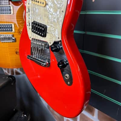Fender MIJ Jagstang Fiesta Red 1996-97 Electric Guitar image 7