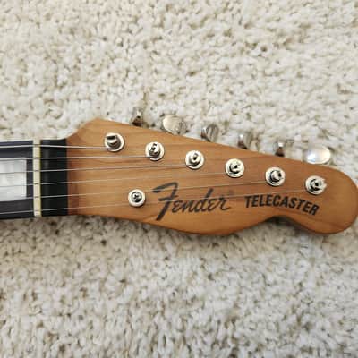 Fender Warmoth Telecaster replacement neck with Kluson tuners roasted maple ebony fretboard pearl block inlays tele rosewood image 1