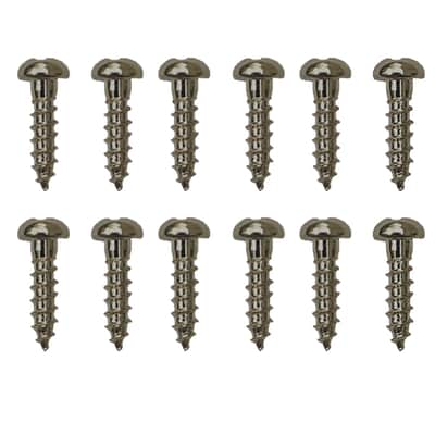 (12) Gotoh Guitar Tuner Screws for Tuning Keys SG301, SG360, SG381 - COSMO BLACK
