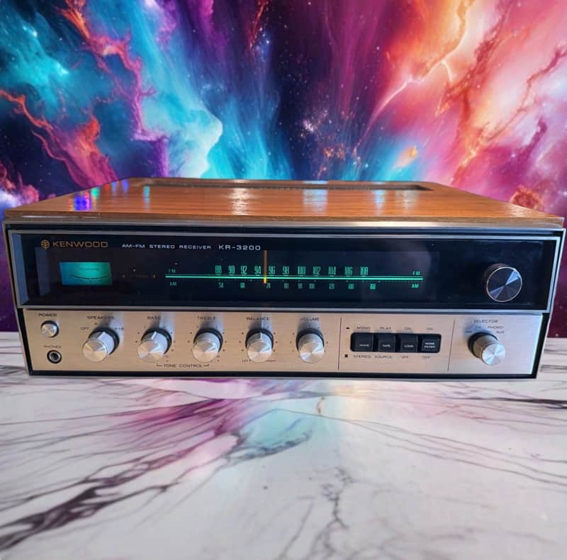 Kenwood KR-3200 Vintage Am Fm Stereo Receiver Amplifier Excellent Fresh Service image 1