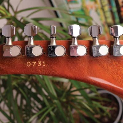 Gary Moore Owned 1984 Hamer Explorer #0731 Natural | Hamer Standard w/One-Piece Flame Honduras Mahogany Back, Flame Maple Top, Honduras Mahogany Neck, Scimitar Headstock w/Rare Flame Maple Veneer, DiMarzio PAF + Hamer Slammer Humbuckers & Sperzel Tuners image 13