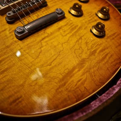 2004 Gibson Custom Shop 1959 Reissue R9 "One Piece Top" HRM Iced Tea Burst, Rare! image 5