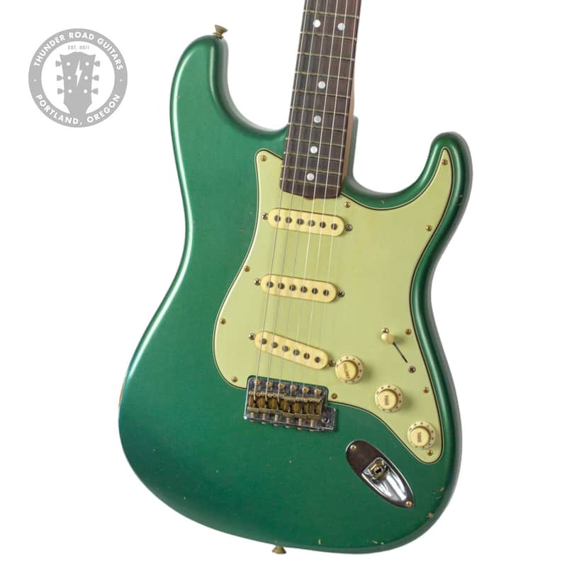 New Fender Custom Shop Andy Hicks Masterbuilt '64 Fat Strat Journeyman Sherwood Metallic #AH0237 image 1