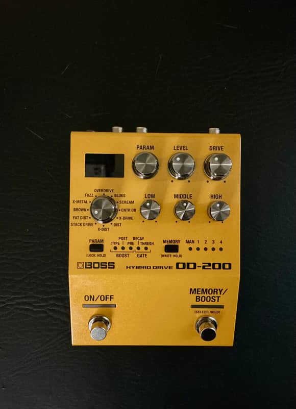 Boss OD-200 Overdrive 2019 - Present - Orange image 1