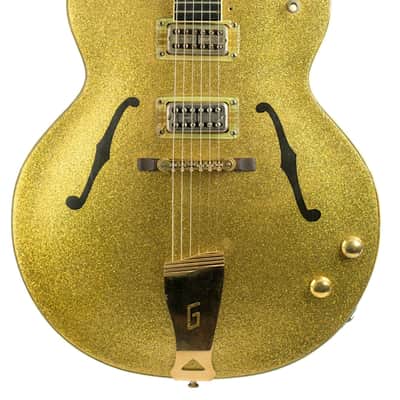1964 Gretsch 6120 Chet Atkins Country Gentleman Refin Gold Sparkle Top #69581 image 3