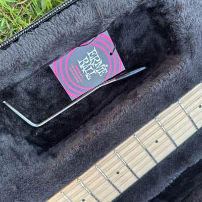 Ernie Ball Music Man SWX Silhouette HSH Trem Pacific Blue Sparkle image 6