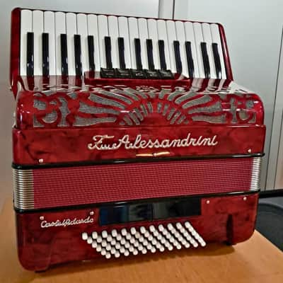 Professional Accordion Fratelli Alessandrini 34-Key 72-Bass 3 voices and 5 registers image 4
