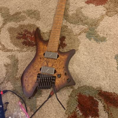 Strandberg Boden Original 7 Trem (Vintage Burst) Poplar Burl Electric Guitar image 2
