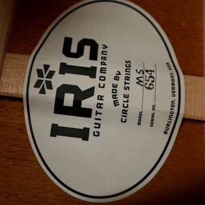 Iris Guitar Company MS-00, 2023 - Light Burst. NEW (Authorized Dealer) image 19