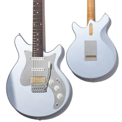 Eastman Fullertone DC'62 Electric Guitar - Ice Blue Metallic w/ Bag image 2