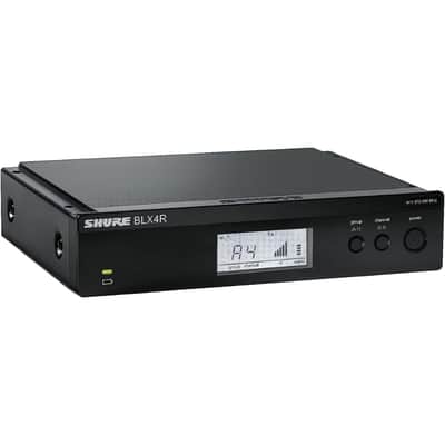 Shure BLX14R/B98 UHF Wireless Microphone System - Perfect for Brass, Woodwinds, Percussion - 14-Hour Battery Life, 300 ft Range | Clip-on Instrument Mic, Single Channel Rack Mount Receiver | H10 Band image 5