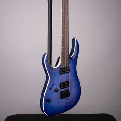 Ibanez RGA42FML-BLF Electric Guitar - Blue Lagoon Burst Flat image 3
