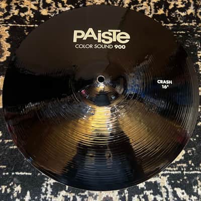 Paiste 16" Color Sound 900 Series Crash Cymbal - Black image 1