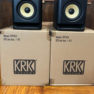 KRK ROKIT5 Professional Powered Nearfiel Studio Monitor Pair with Kevlar Drivers. - BLACK image 2