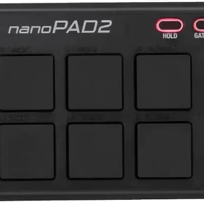 Korg nanoPAD2 USB MIDI Controller, Black image 1