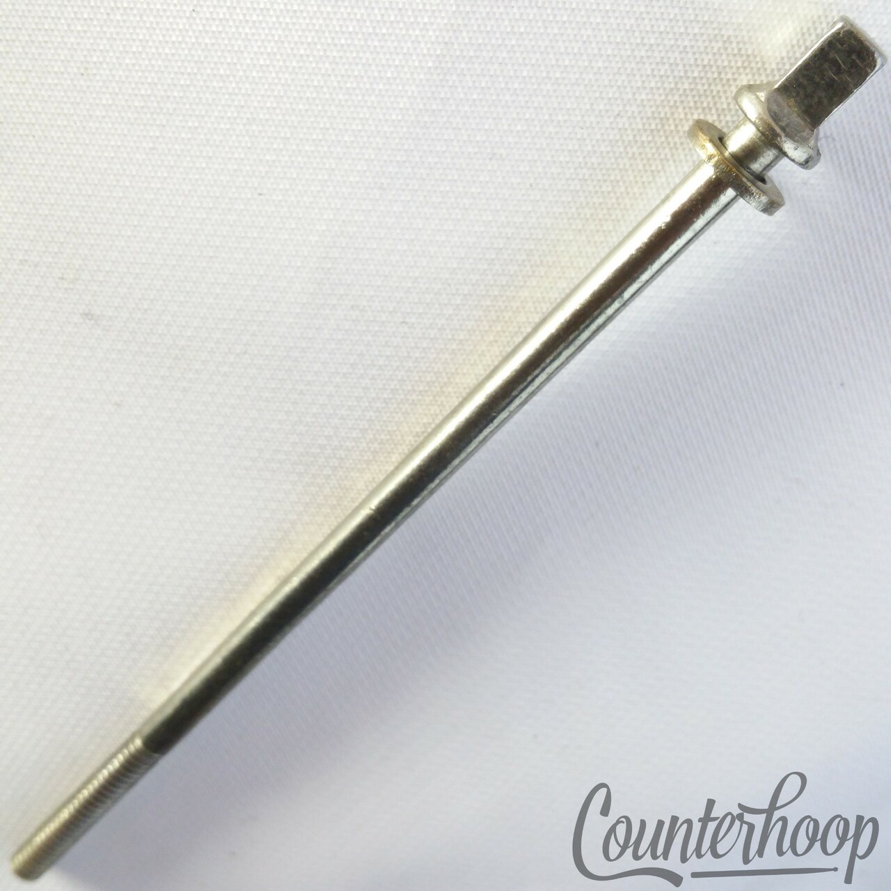 Ludwig/Leedy 1x 4 7/8"Tension T-Rod Snare/Tom Drum Nickel Vintage 30s-40s USA — main photograph