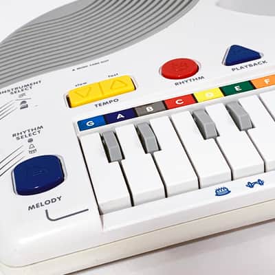 Vintage Playskool Kid Keys PS-635 Keyboard Synth Toy Circuit Bending Project Tested Works 1993 Audio image 6