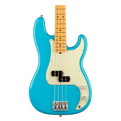 Used Fender American Professional II Precision Bass - Miami Blue w/ Maple FB image 1
