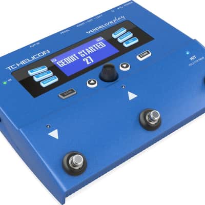 TC Helicon VoiceLive Play Vocal Multi-Effects Pedal w/ Power Supply and 2 XLR Cables image 3