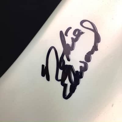 Mosrite Ventures Bass 1965 Pearl White - Signed By The Ventures image 5