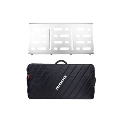 Mono Pedalboard Large Silver + Pro 2.0 Accessory Case image 1