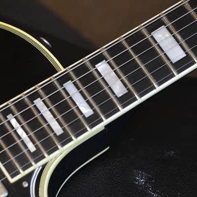 2000 Gibson Custom Shop 68 Authentic Les Paul Custom Electric Guitar Black Ebony w/ Nickel Hardware + OHSC image 9